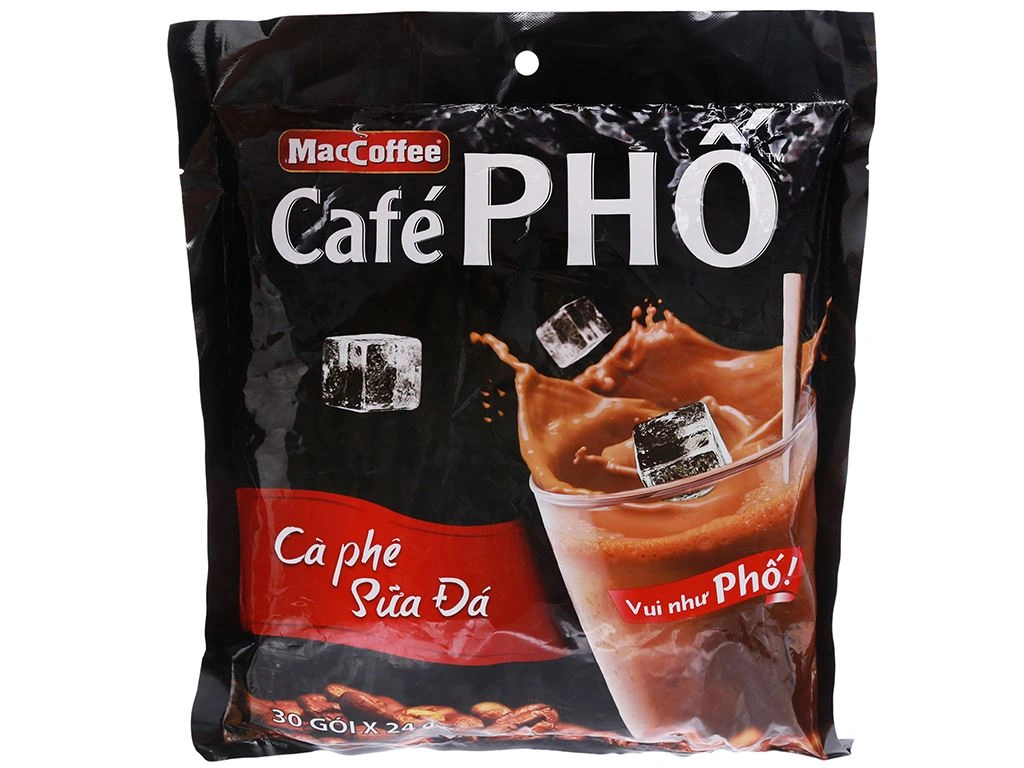 Cà phê sữa đá MacCoffee Café Phố